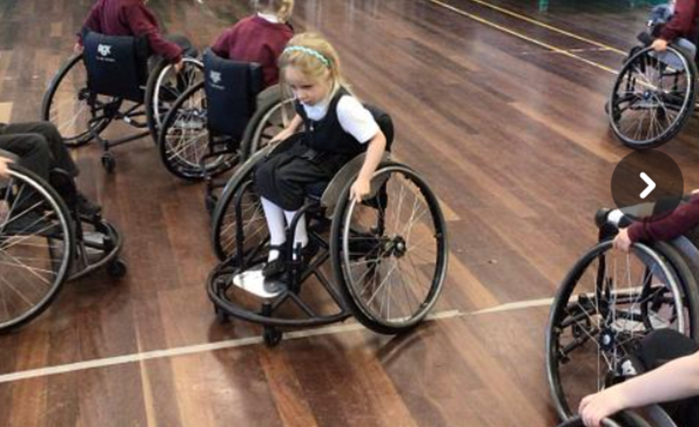 Image of Wheelchair basketball