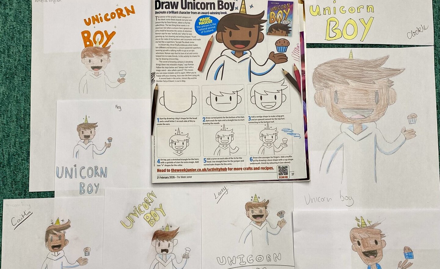 Image of Comic book creations