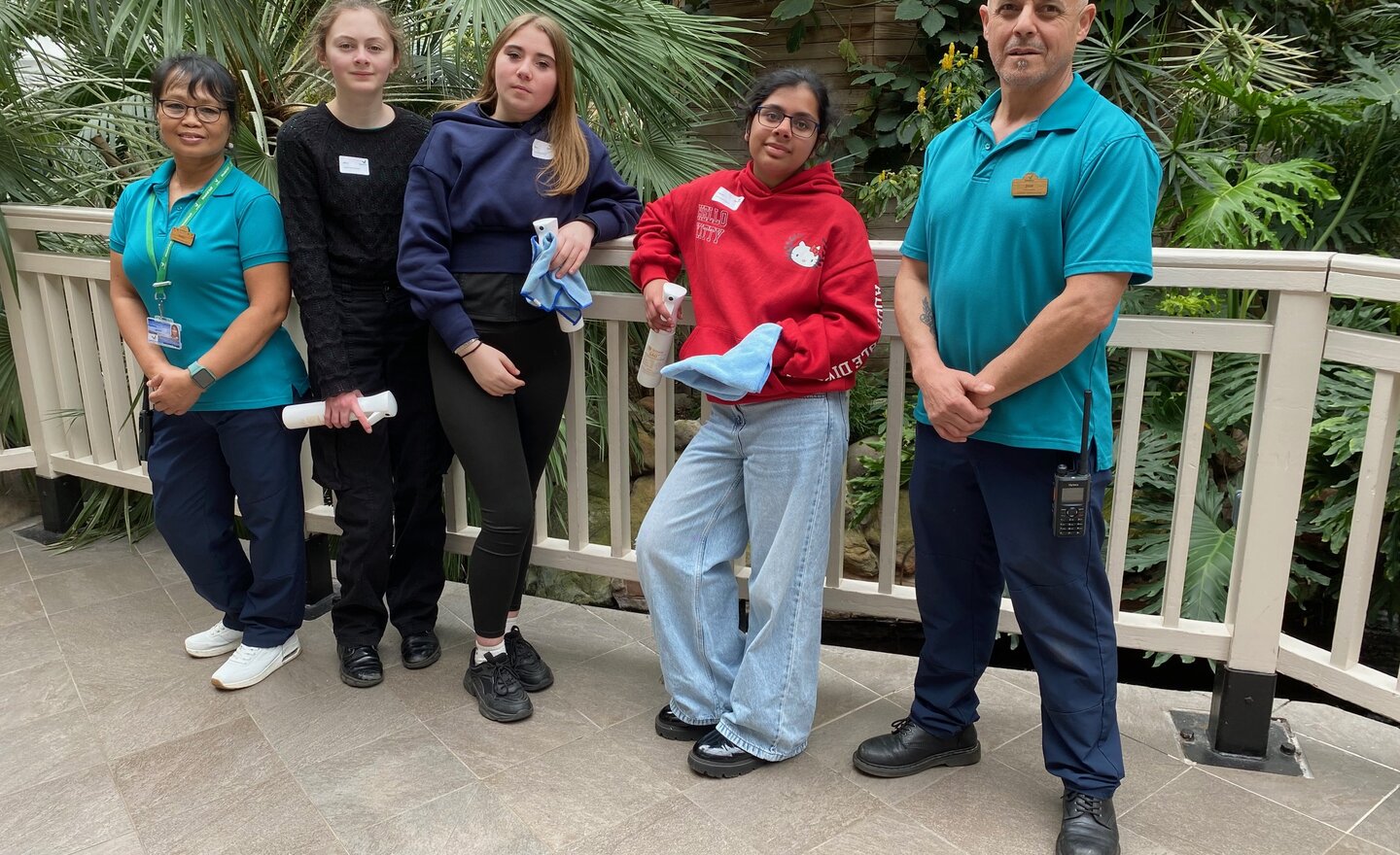 Image of Year 8 work experience at Centre Parcs