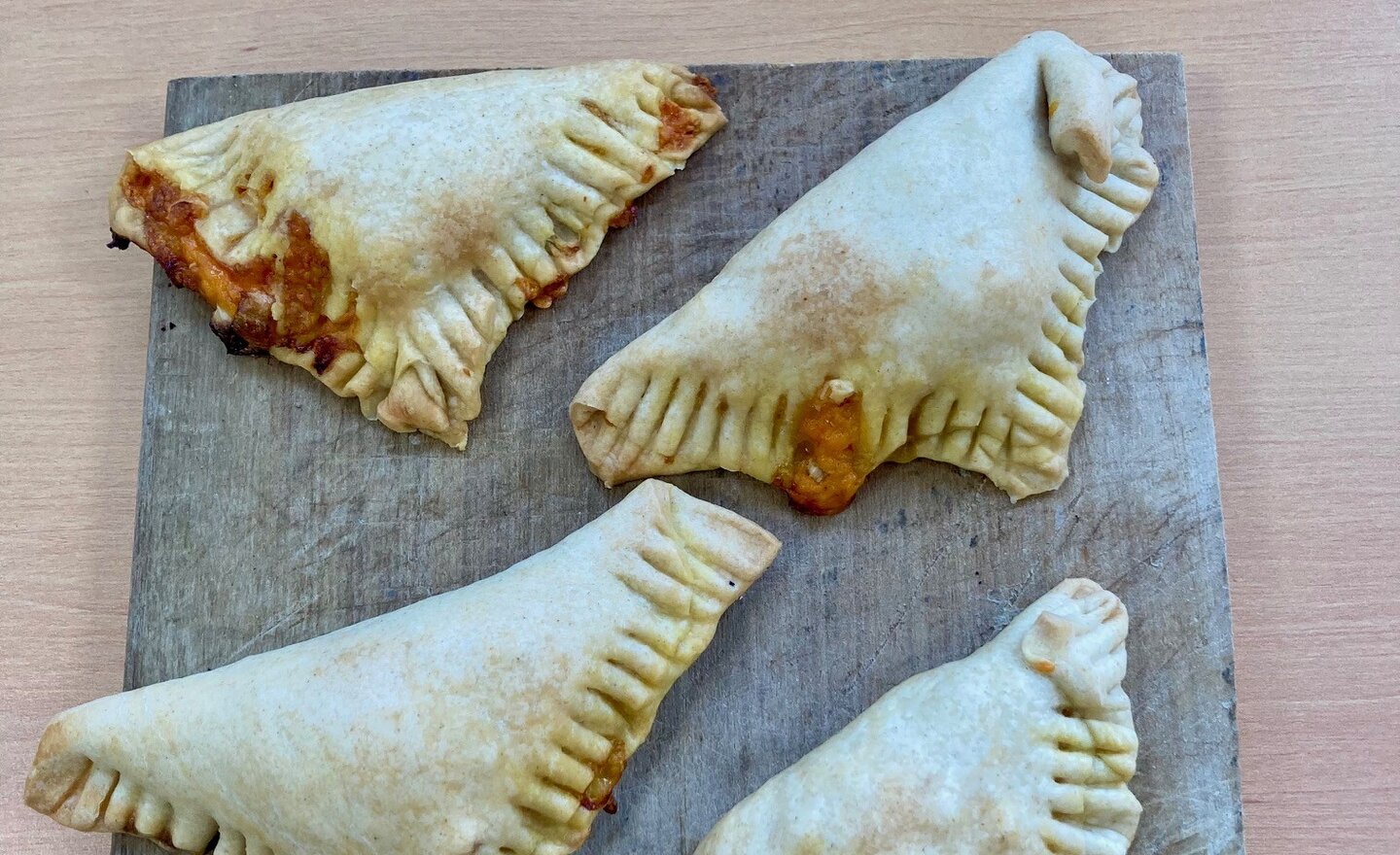 Image of Year 9 cheese and onion triangles