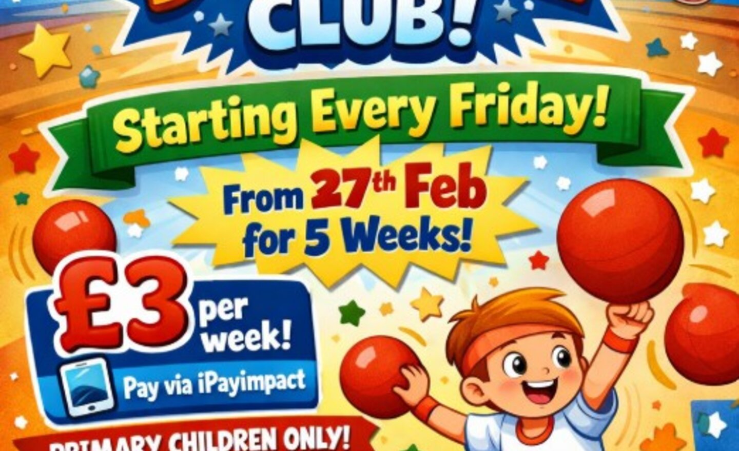 Image of Dodgeball club- coming soon!