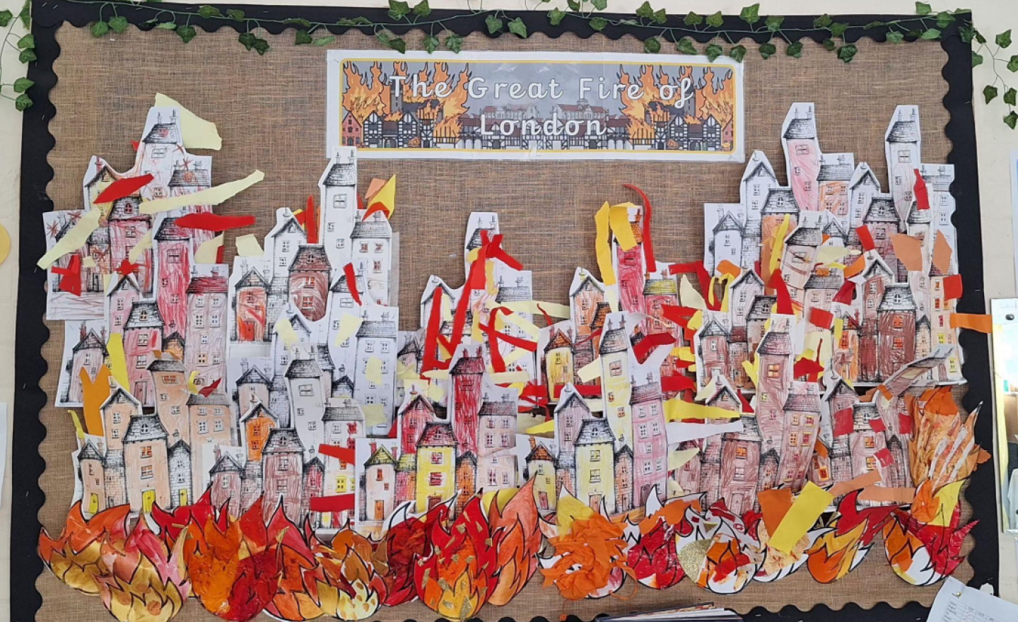 Image of The great fire of London art work