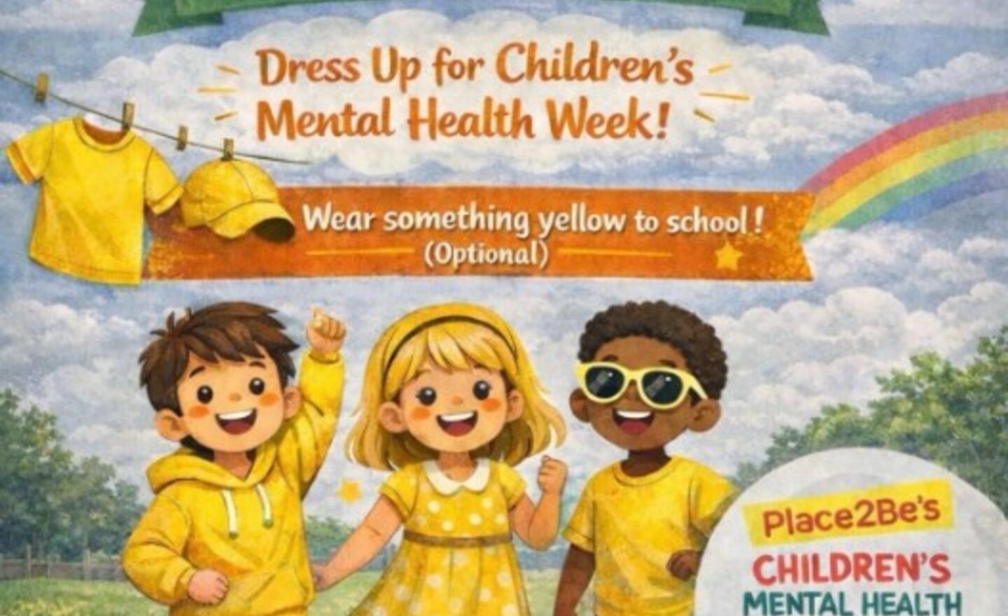 Image of Wear yellow for mental health week