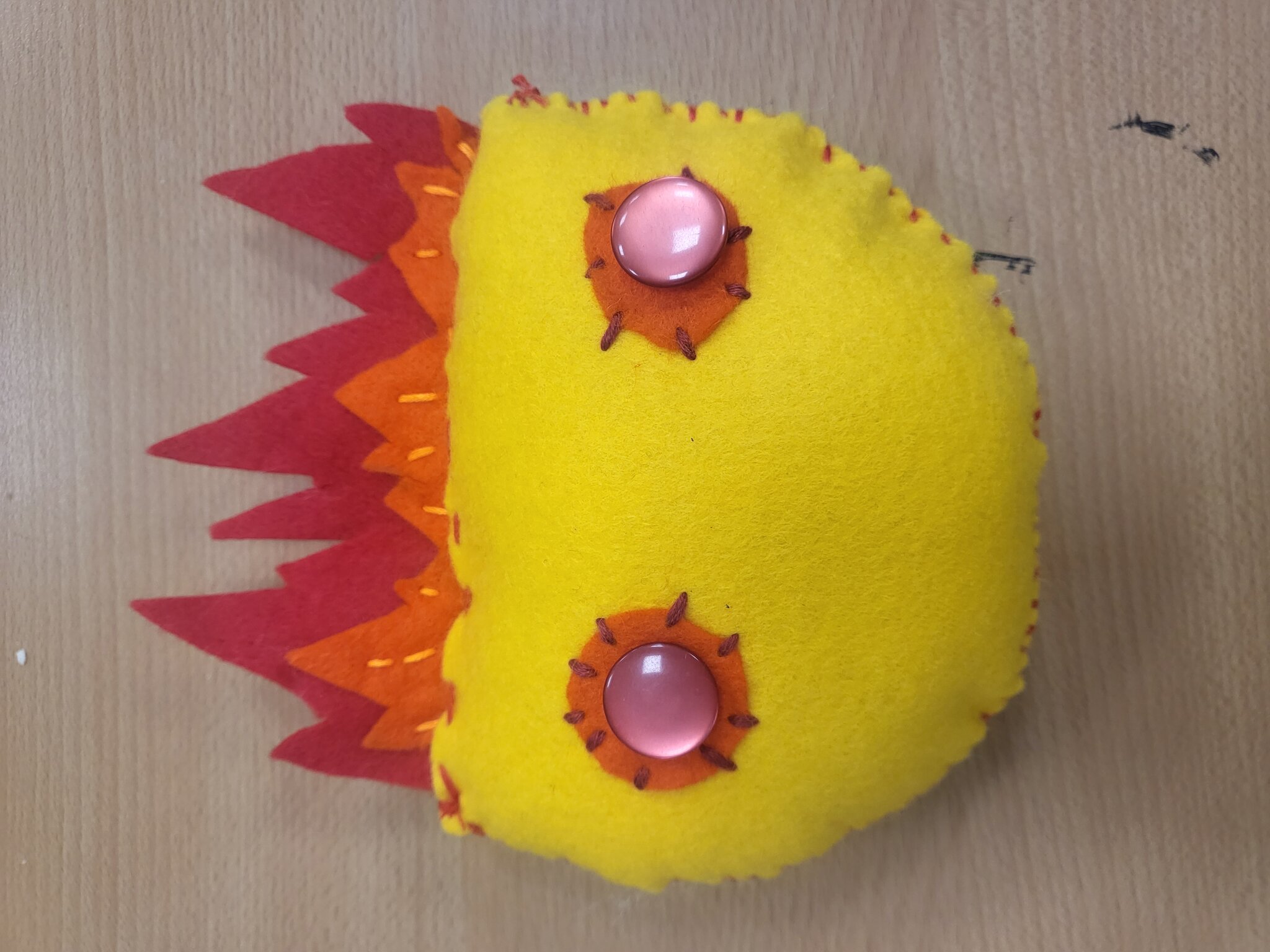 Image of Year 7. Textiles, hand sewing project