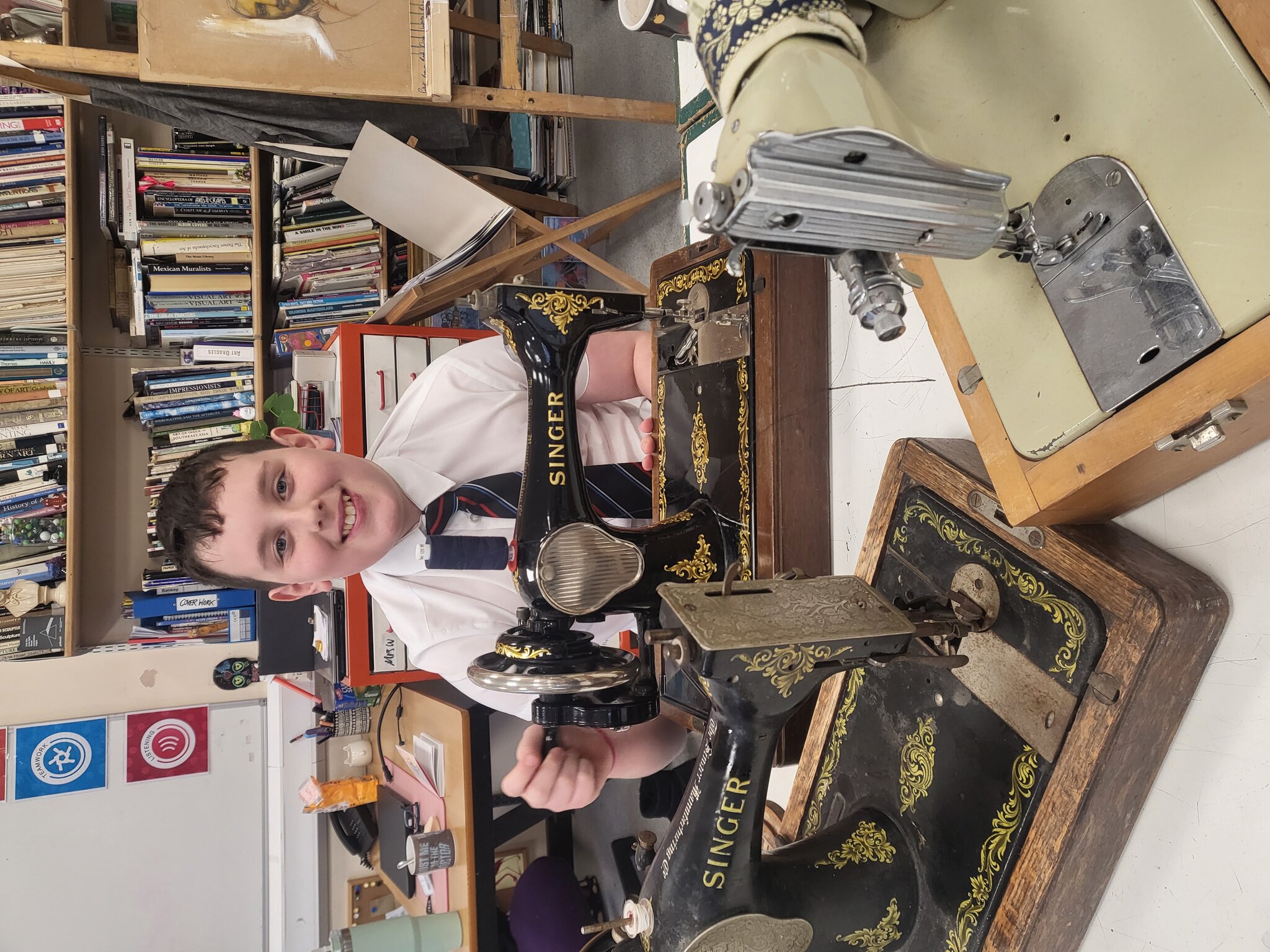 Image of Sewing machine history and mechanics.