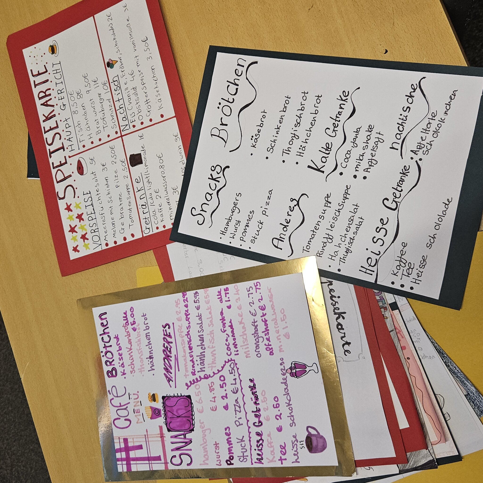 Image of German Menus