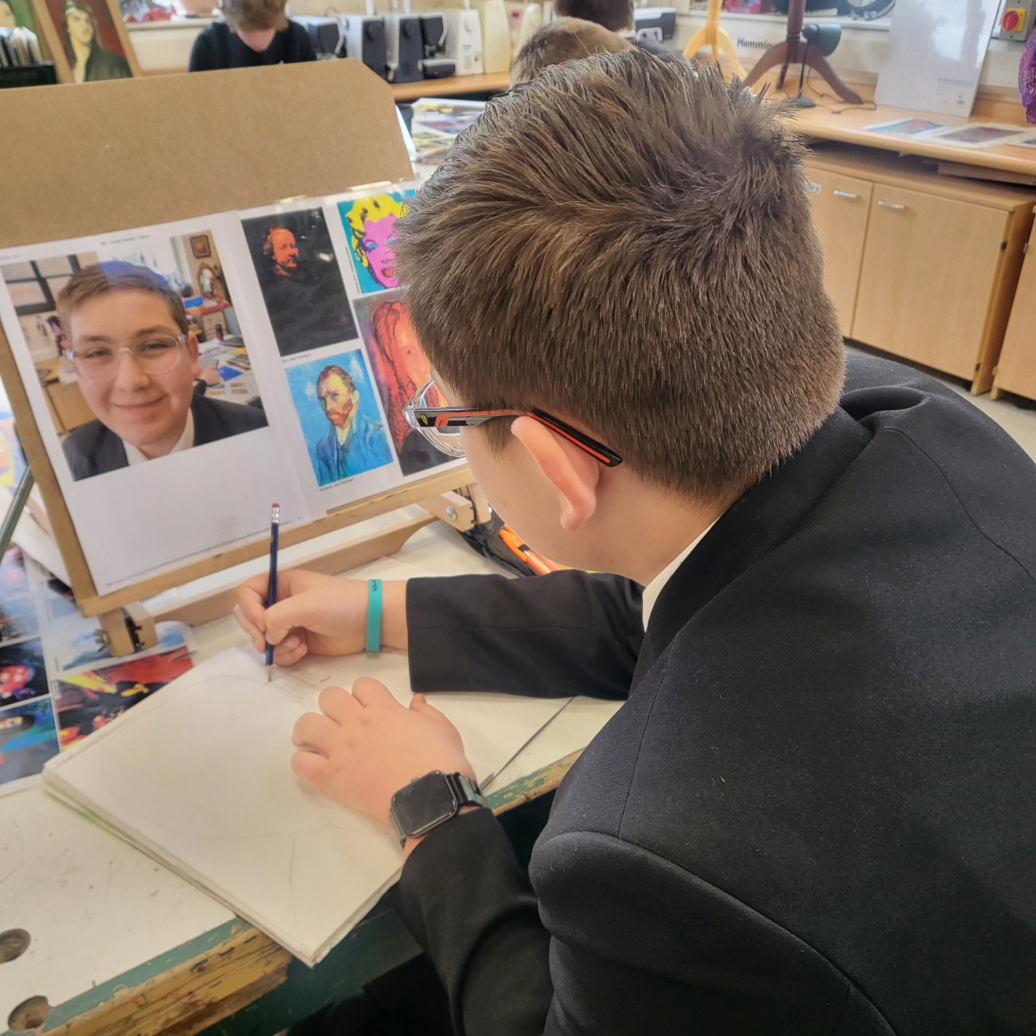 Image of Year 8 portraits