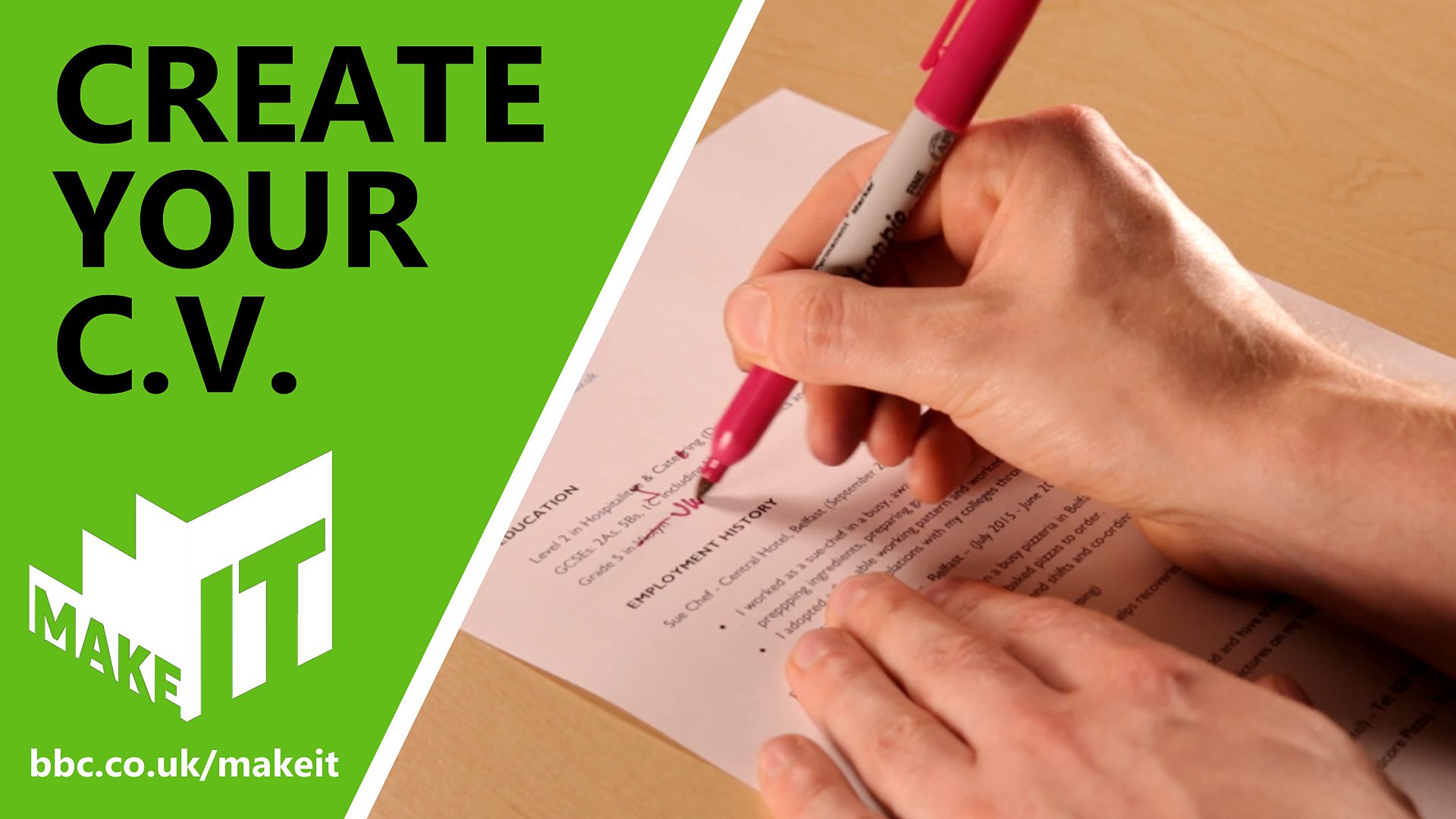 Image of Year 9 CV Writing