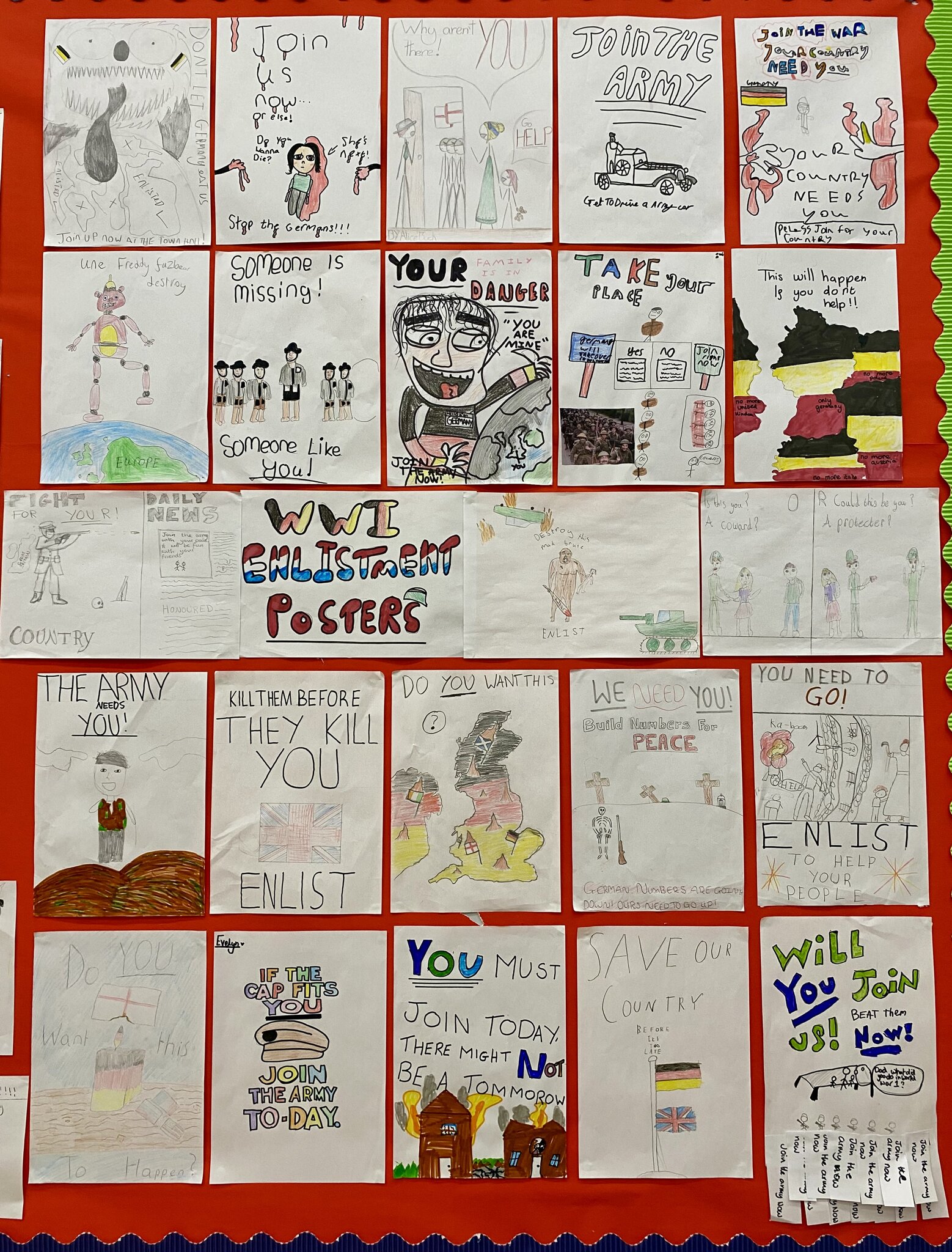 Image of WW1 Enlistment Posters