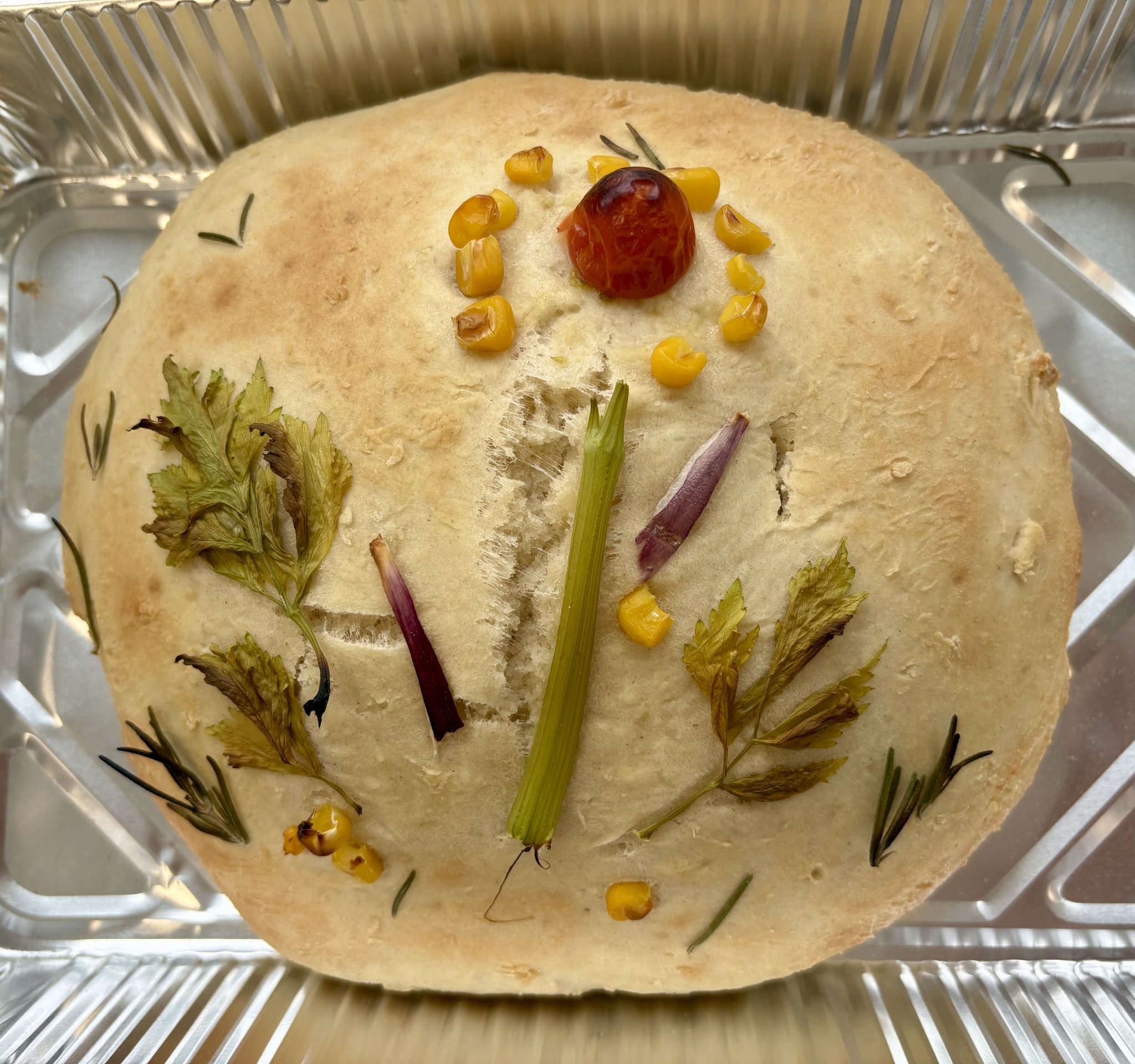 Image of Food Technology: Year 8 focaccia bread art