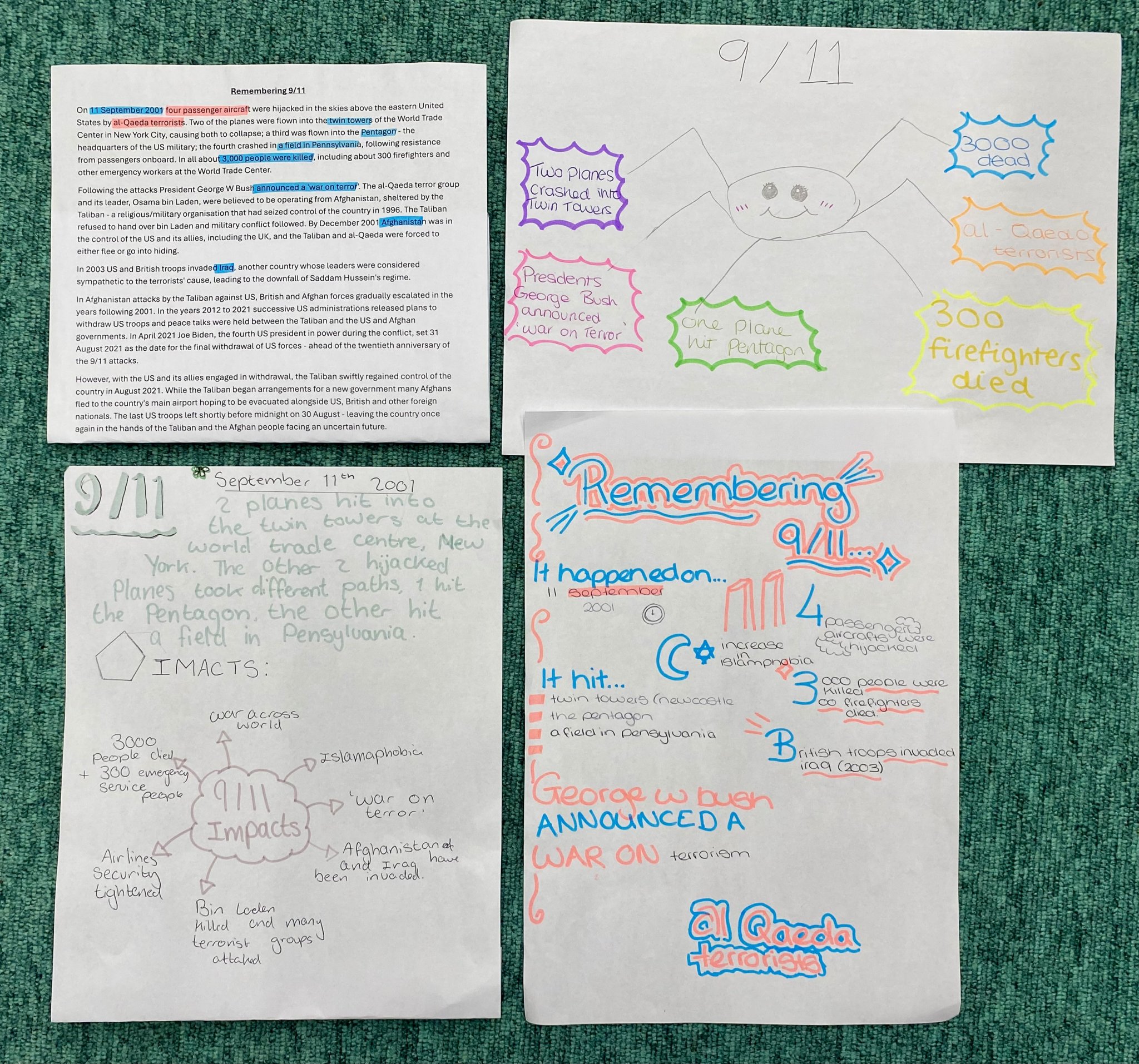 Image of Year 11 Study skills with a focus on 9/11