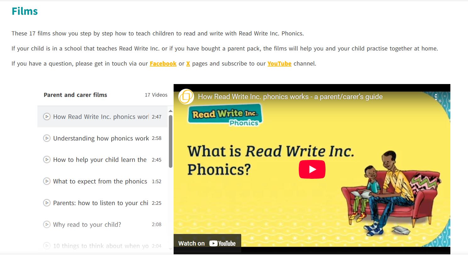Image of RWI support for parents