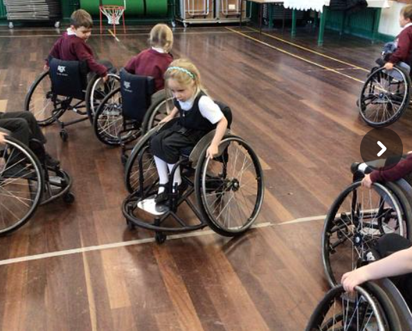 Image of Wheelchair basketball