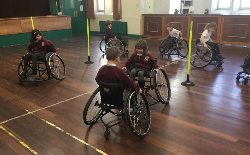 Image of Wheelchair basketball