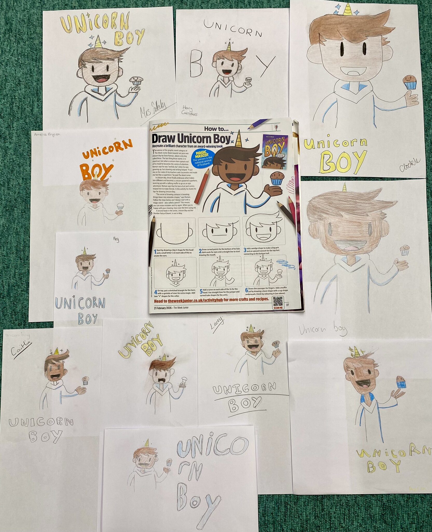 Image of Comic book creations