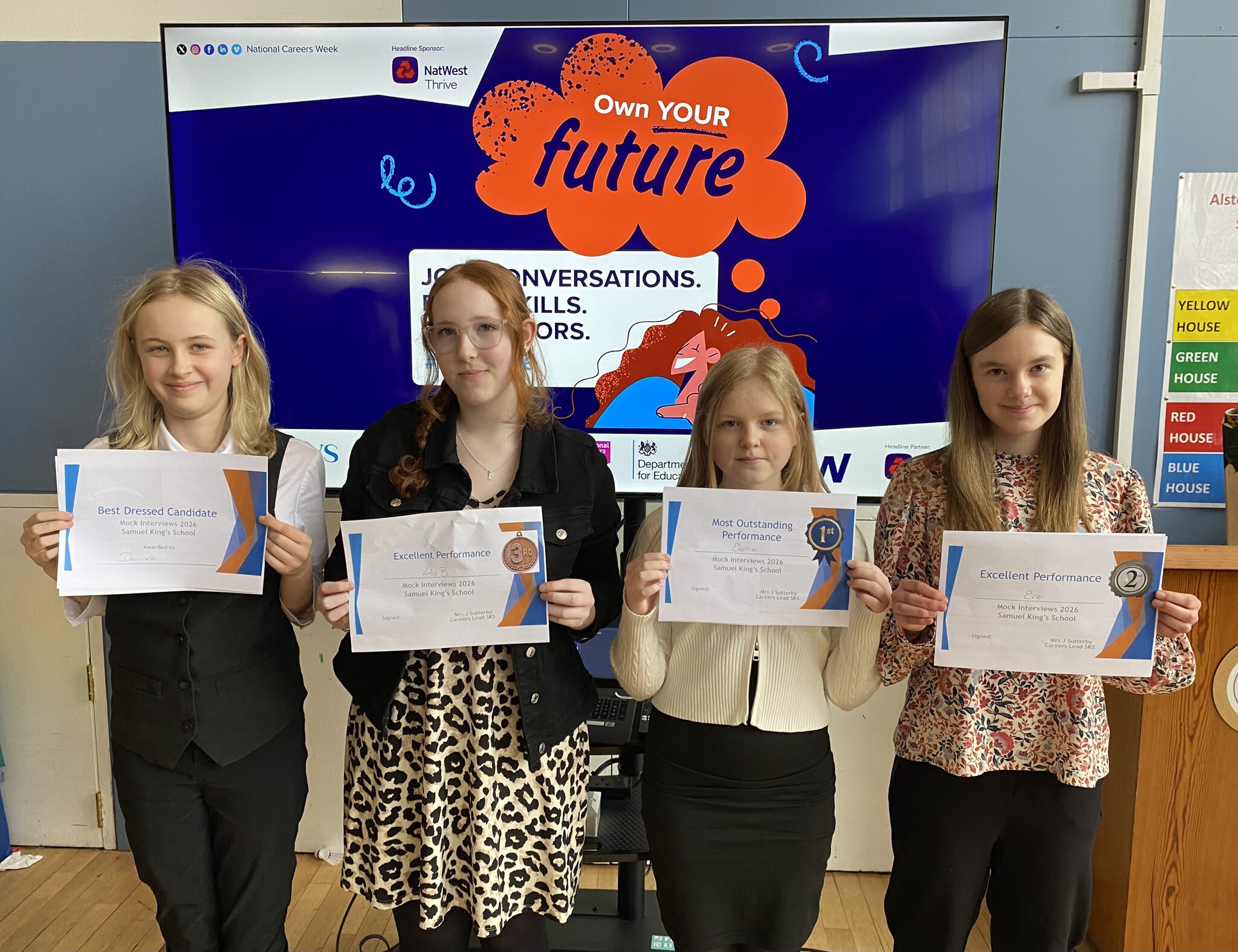 Image of Year 10 and 11 Mock Interviews