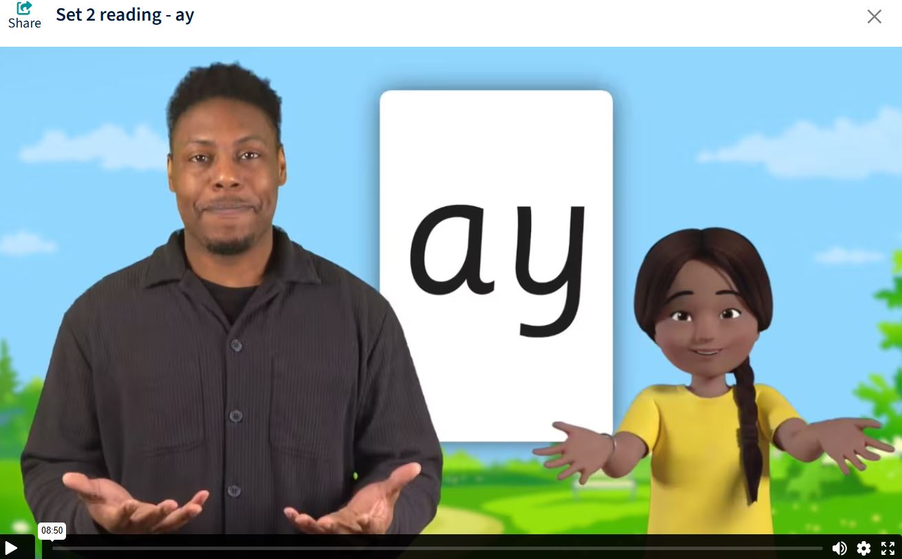 Image of Extra phonics support for our families
