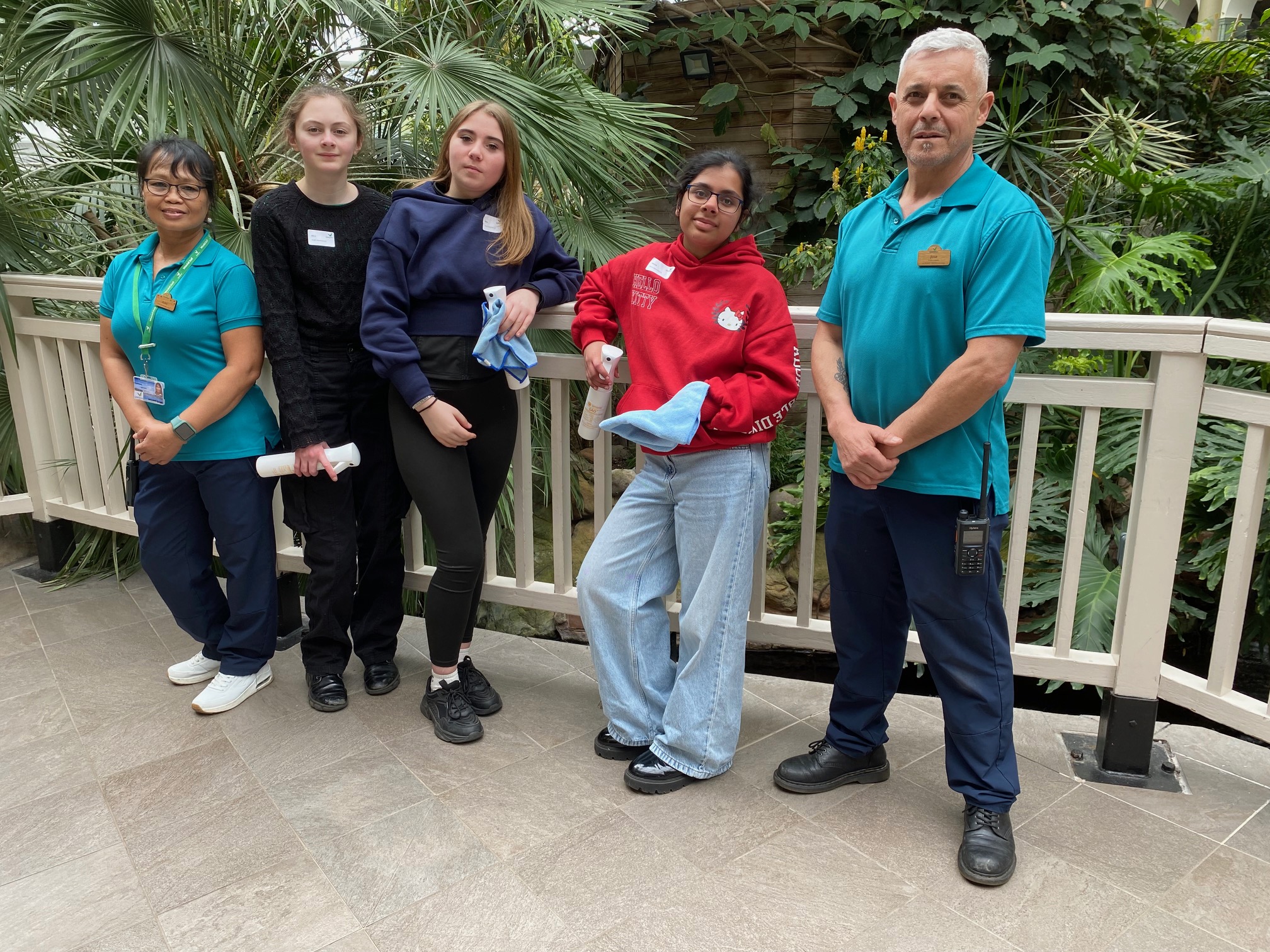Image of Year 8 work experience at Centre Parcs