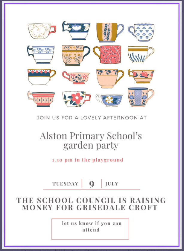 Image of Garden Party- save the date!