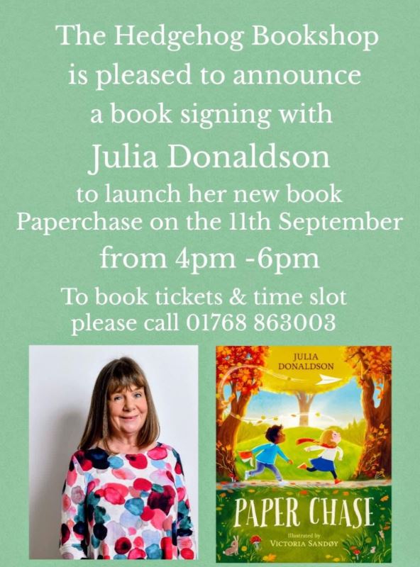 Image of Mrs Brown's favourite author- exciting news!