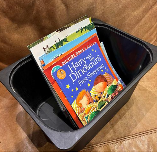 Image of Mrs Paisley's box of books