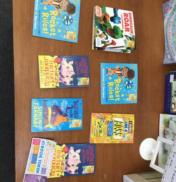 Image of World Book Day books- please help yourself!