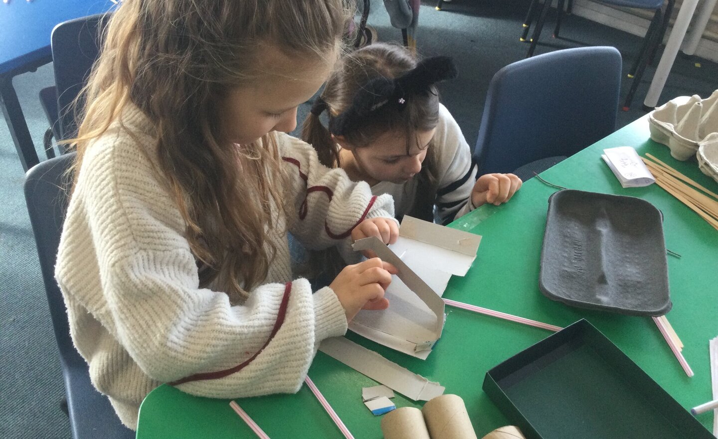 Image of Building our models of playground equipment