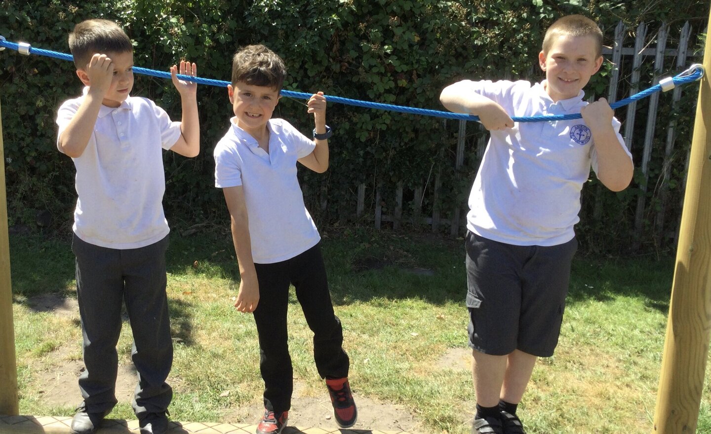 Image of Trim trail time! 