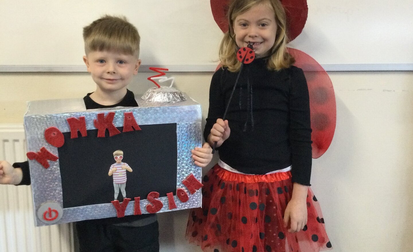 Image of Roald Dahl Day here in Class 2!