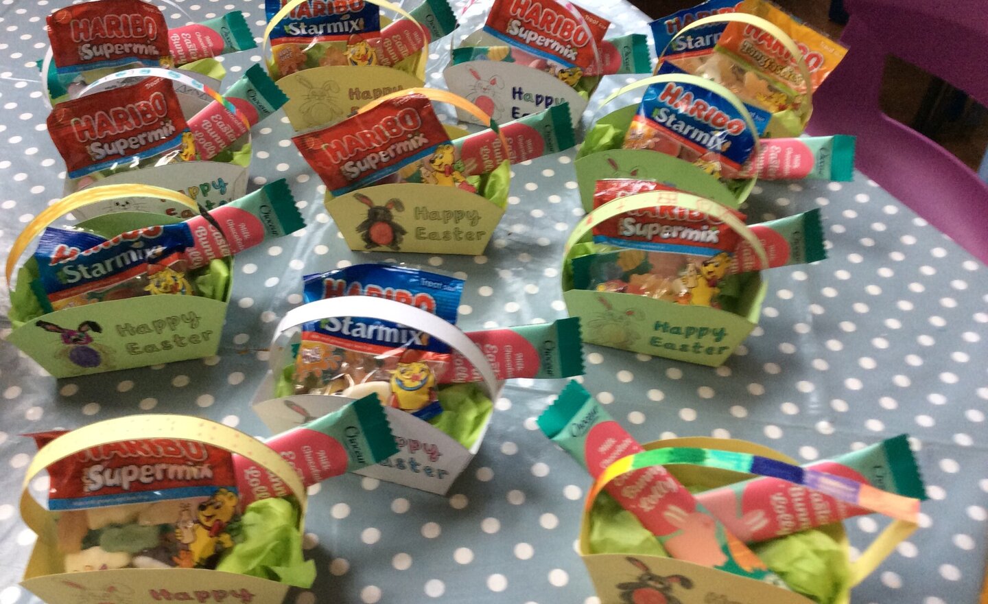 Image of Easter Bunny visits Care Club