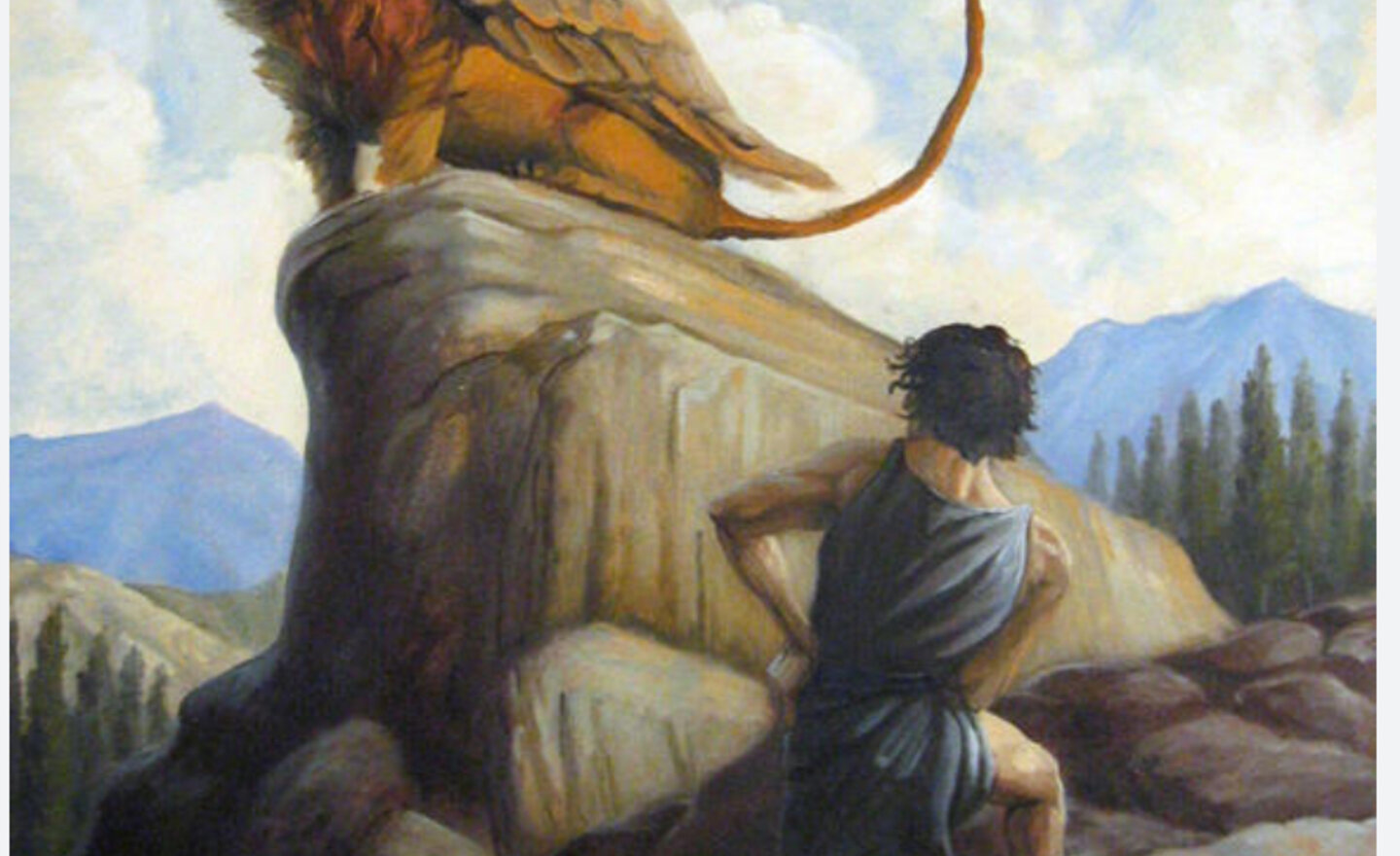 Image of Oedipus and the Sphinx