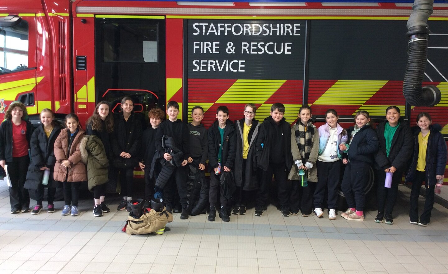 Image of Year 5 Stafford Fire Station visit