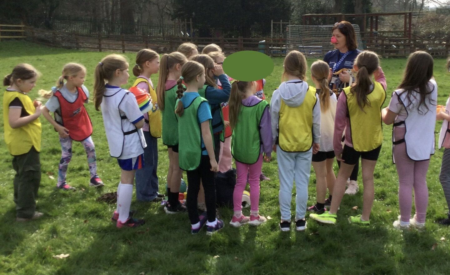 Image of Girls football session