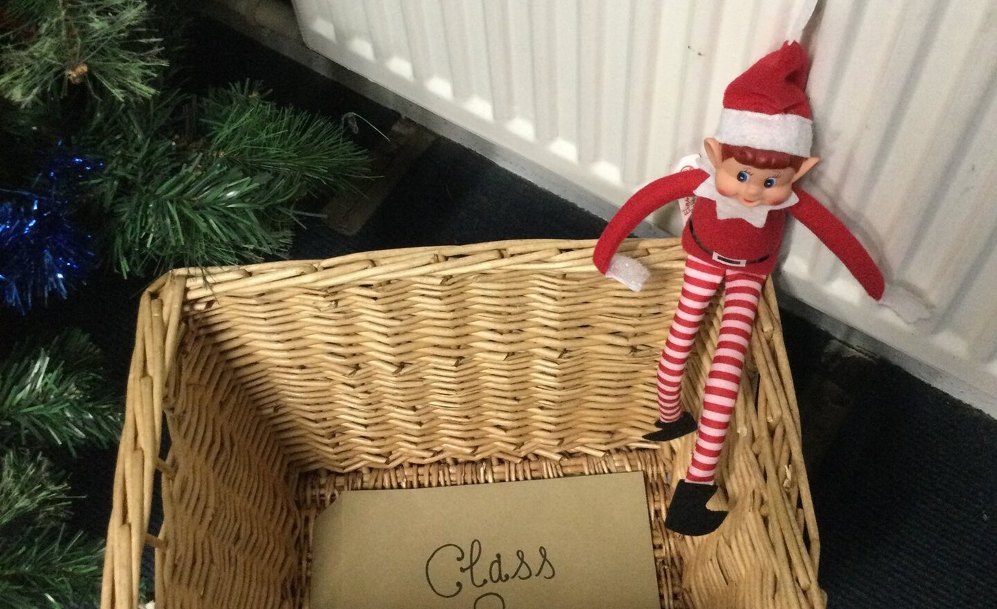 Image of Santa came to Class 2!