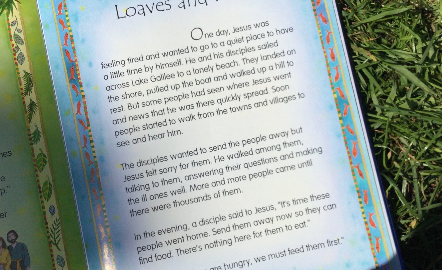 Image of Following in the footsteps of Jesus and his disciples.