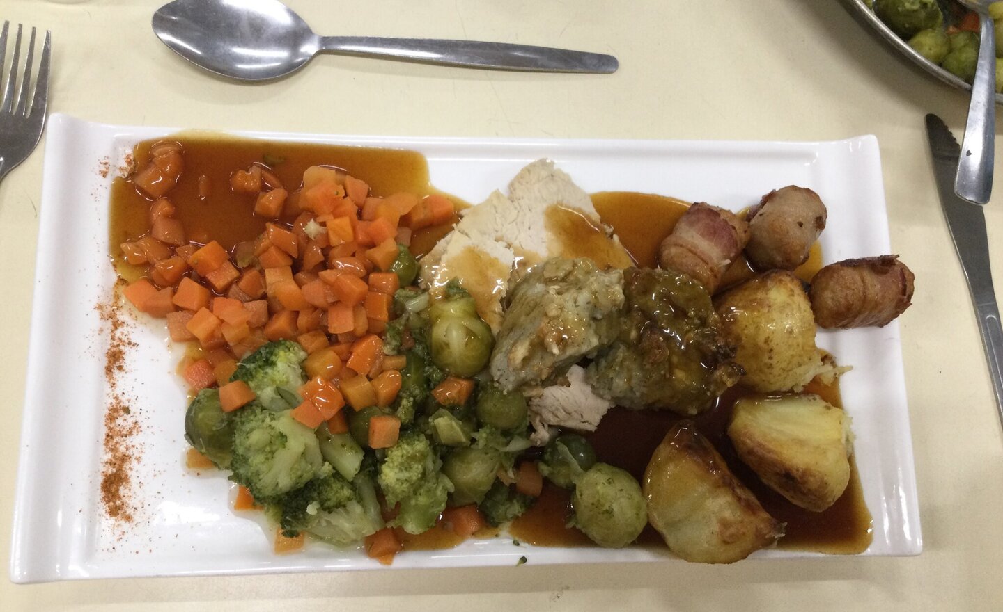 Image of Christmas dinner & party day!