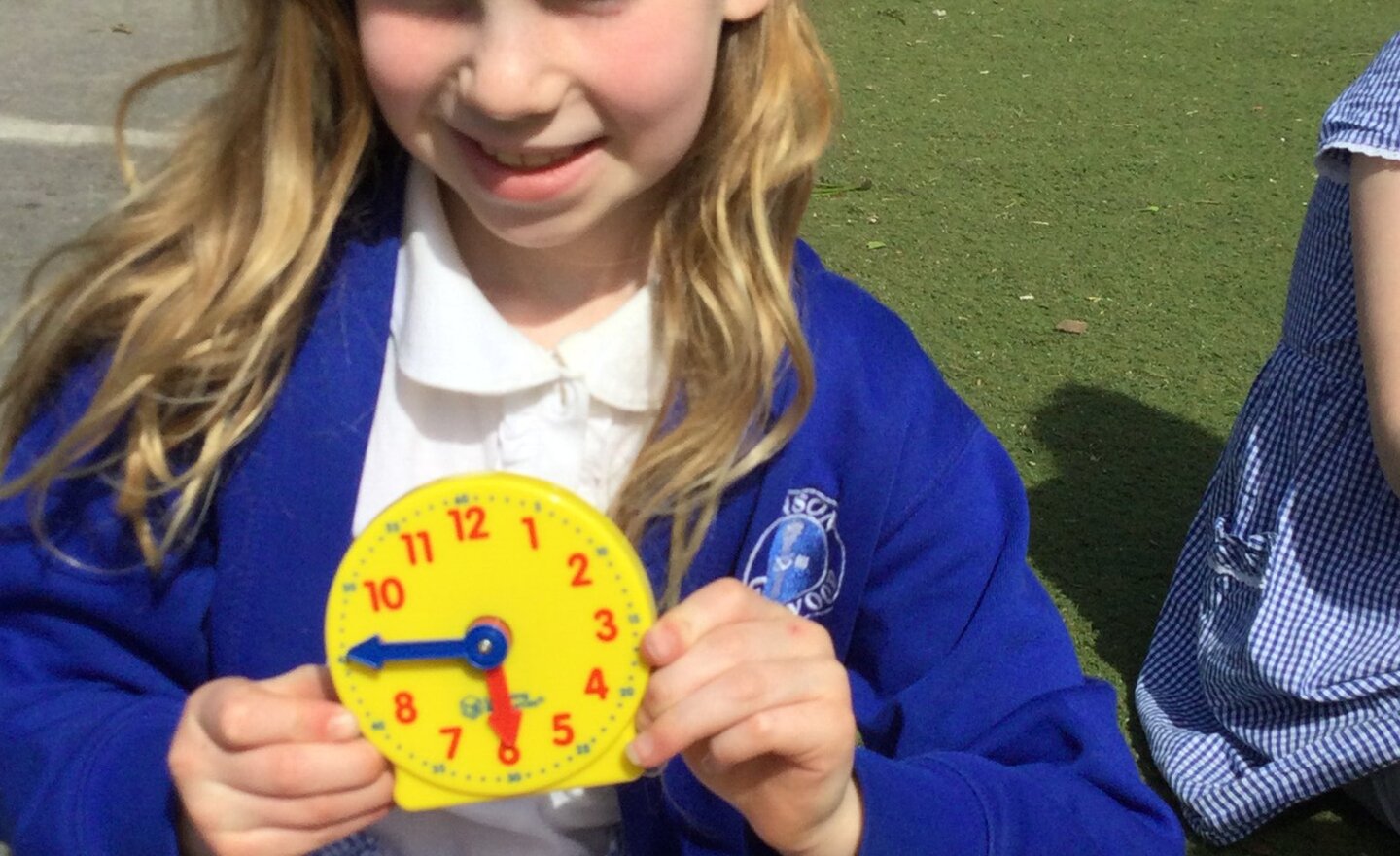 Image of Active maths in the spring sunshine