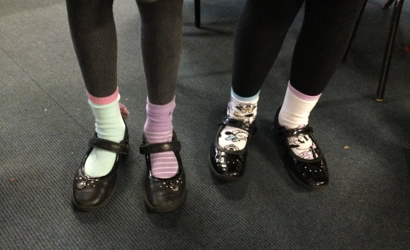 Image of Odd socks day for anti-bullying week!