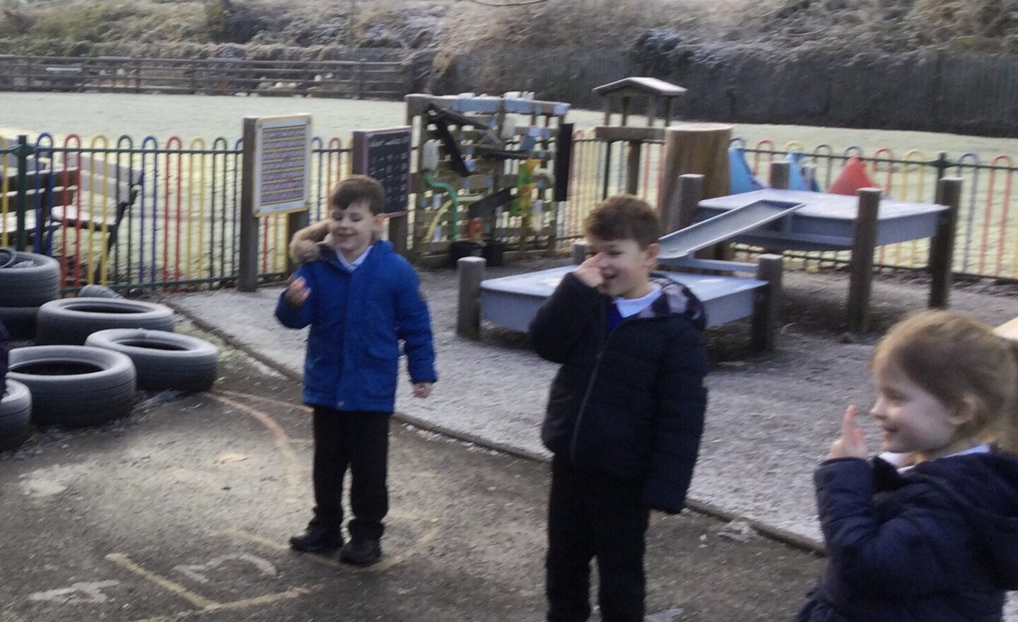 Image of Respresenting numbers to 5 with body actions