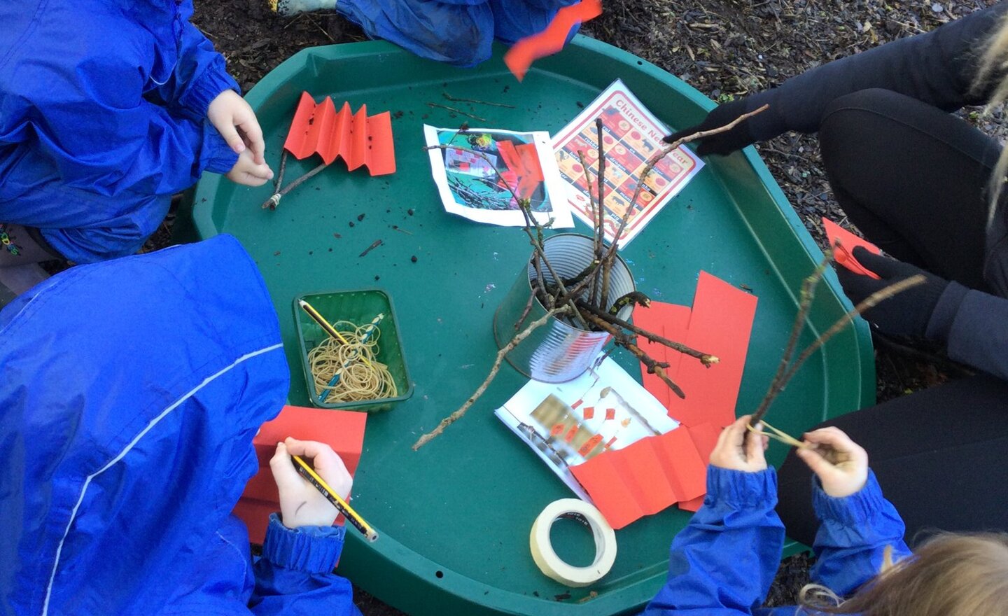 Image of Forest school Chinese New Year