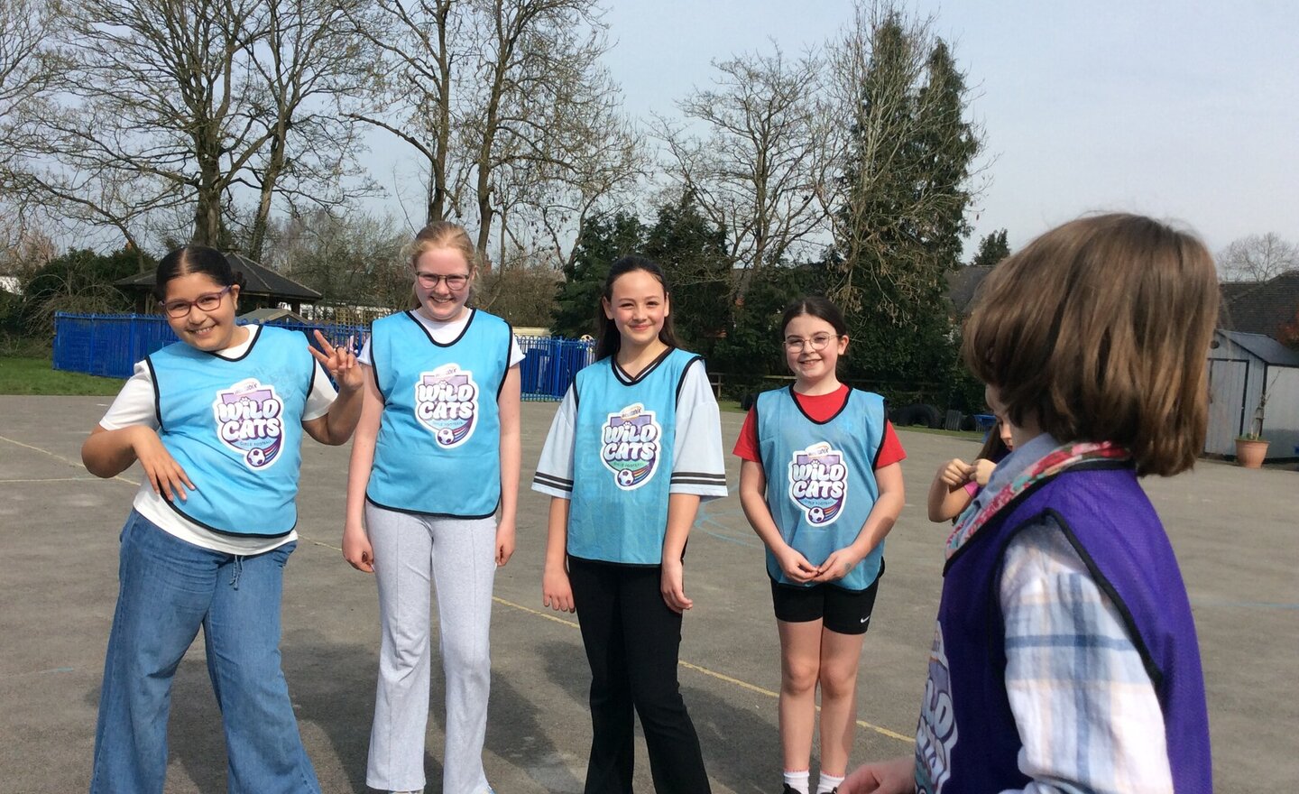 Image of Class 4 girls’ football session 2