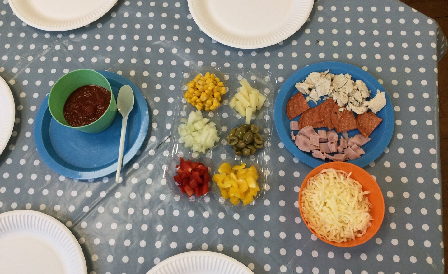 Image of Pizza making !