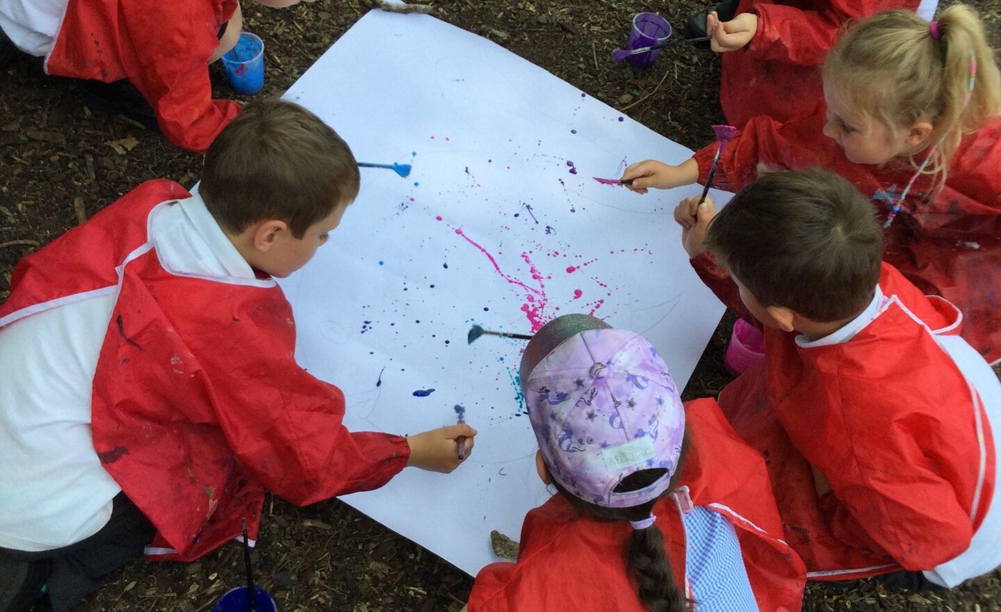 Image of Rainbow fish outdoor art