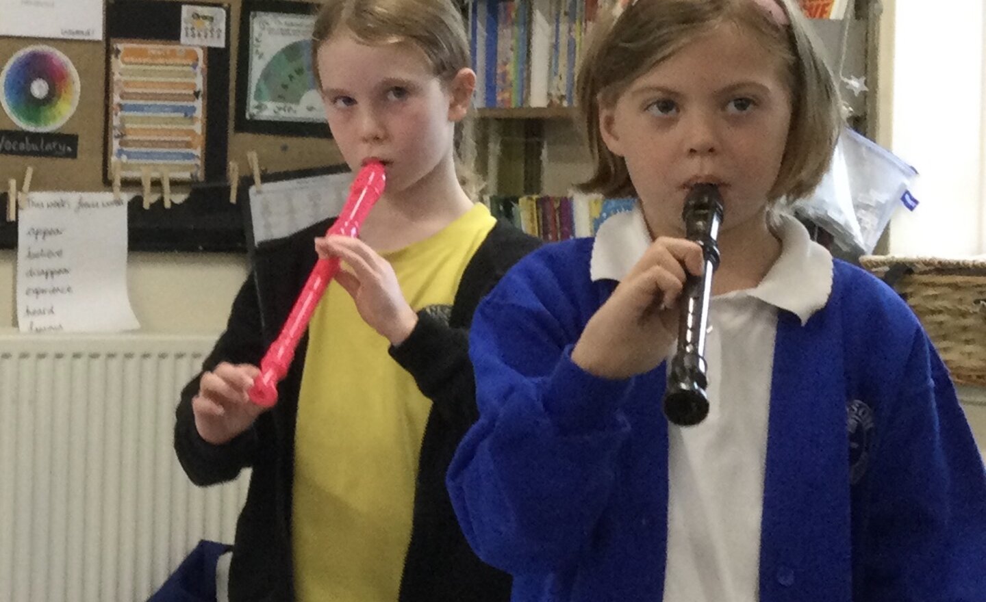 Image of Learning to play the recorder 