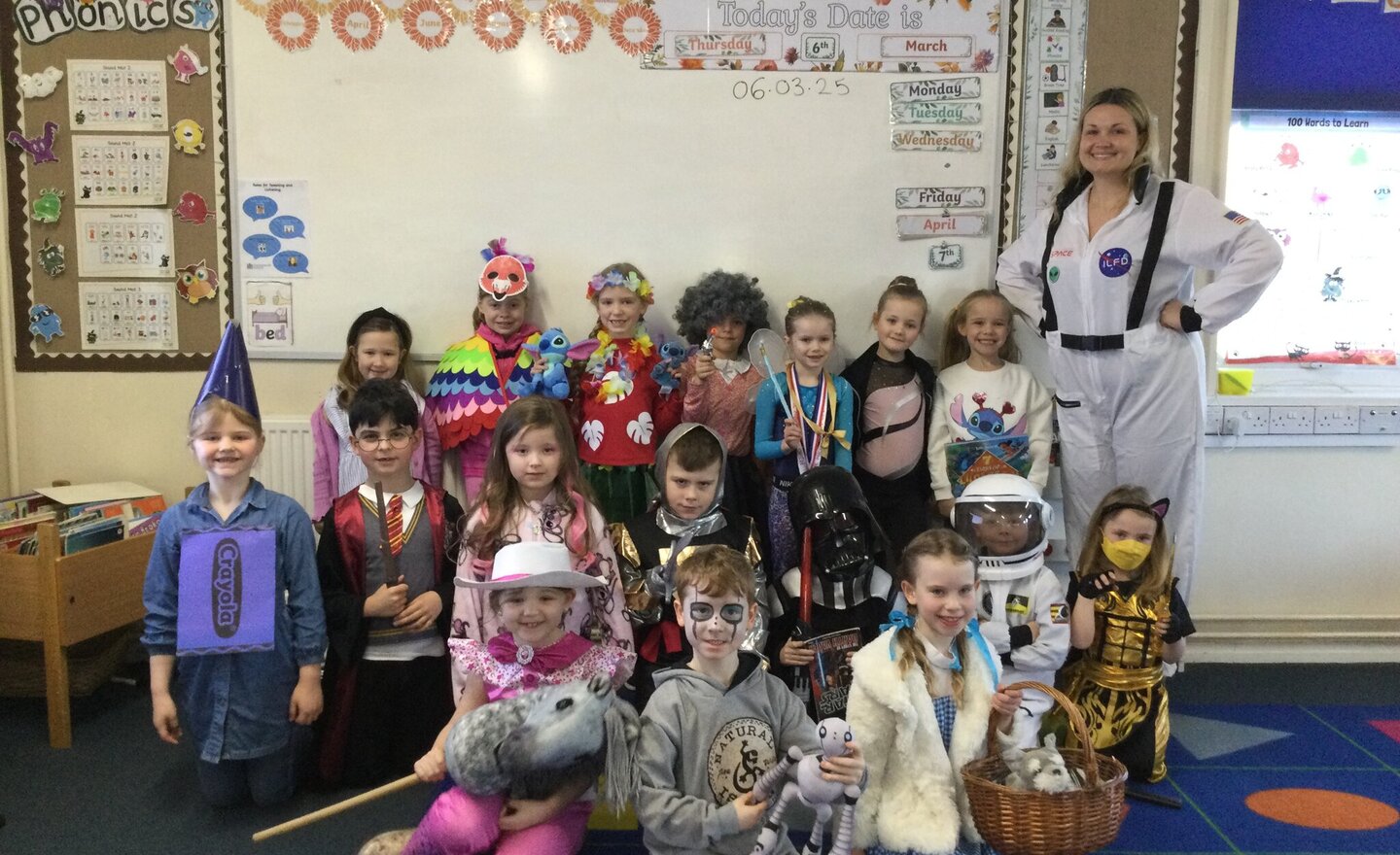 Image of Happy World Book Day from Class 2!