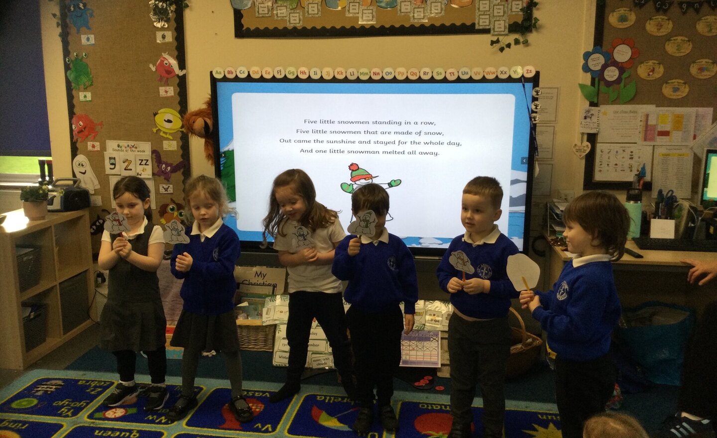 Image of Melting snowmen!