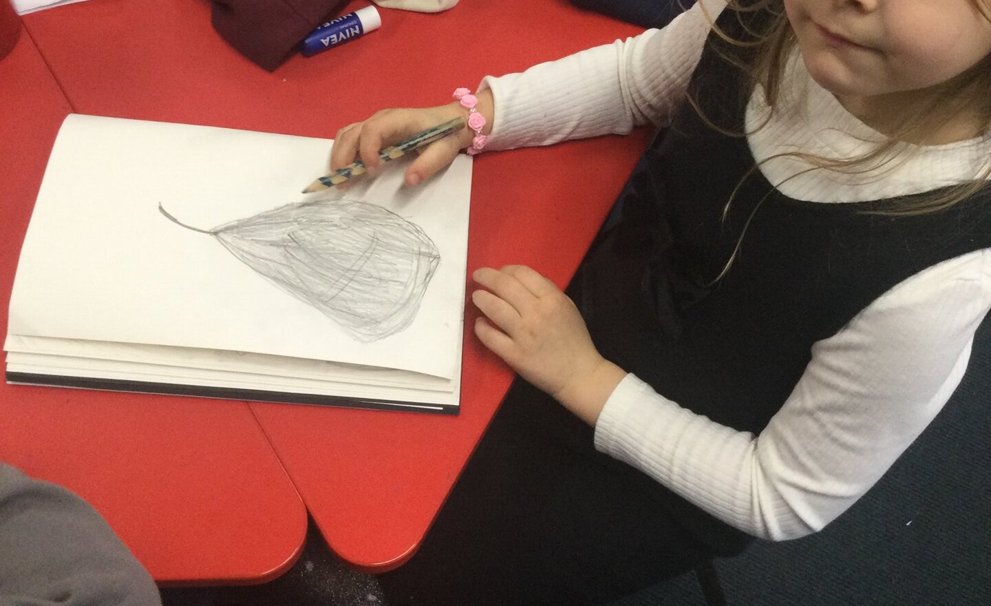 Image of Drawing using shape, texture and shadow