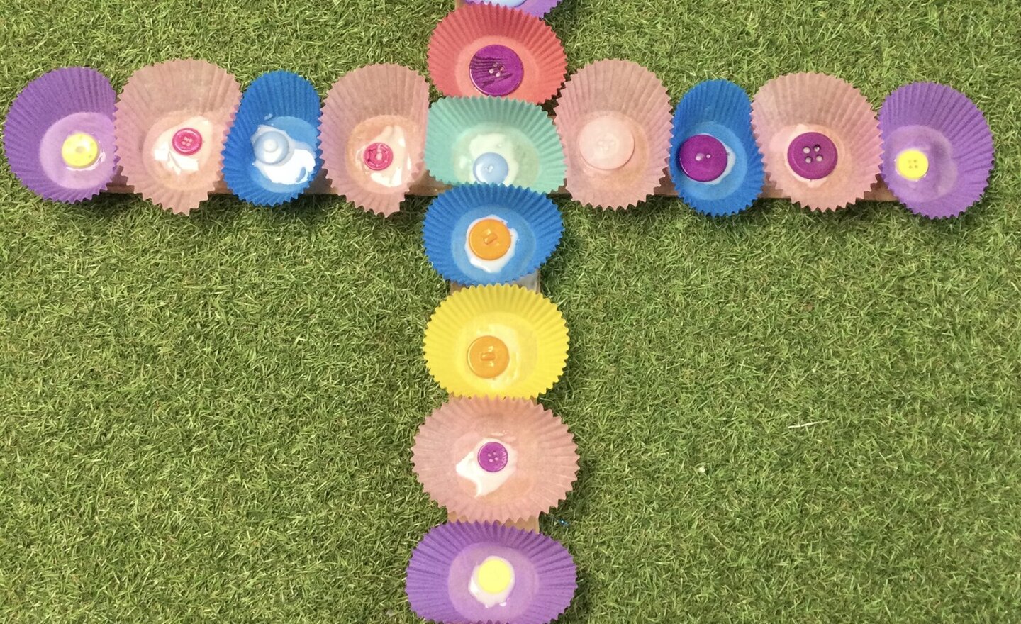 Image of Our Easter Flower Cross