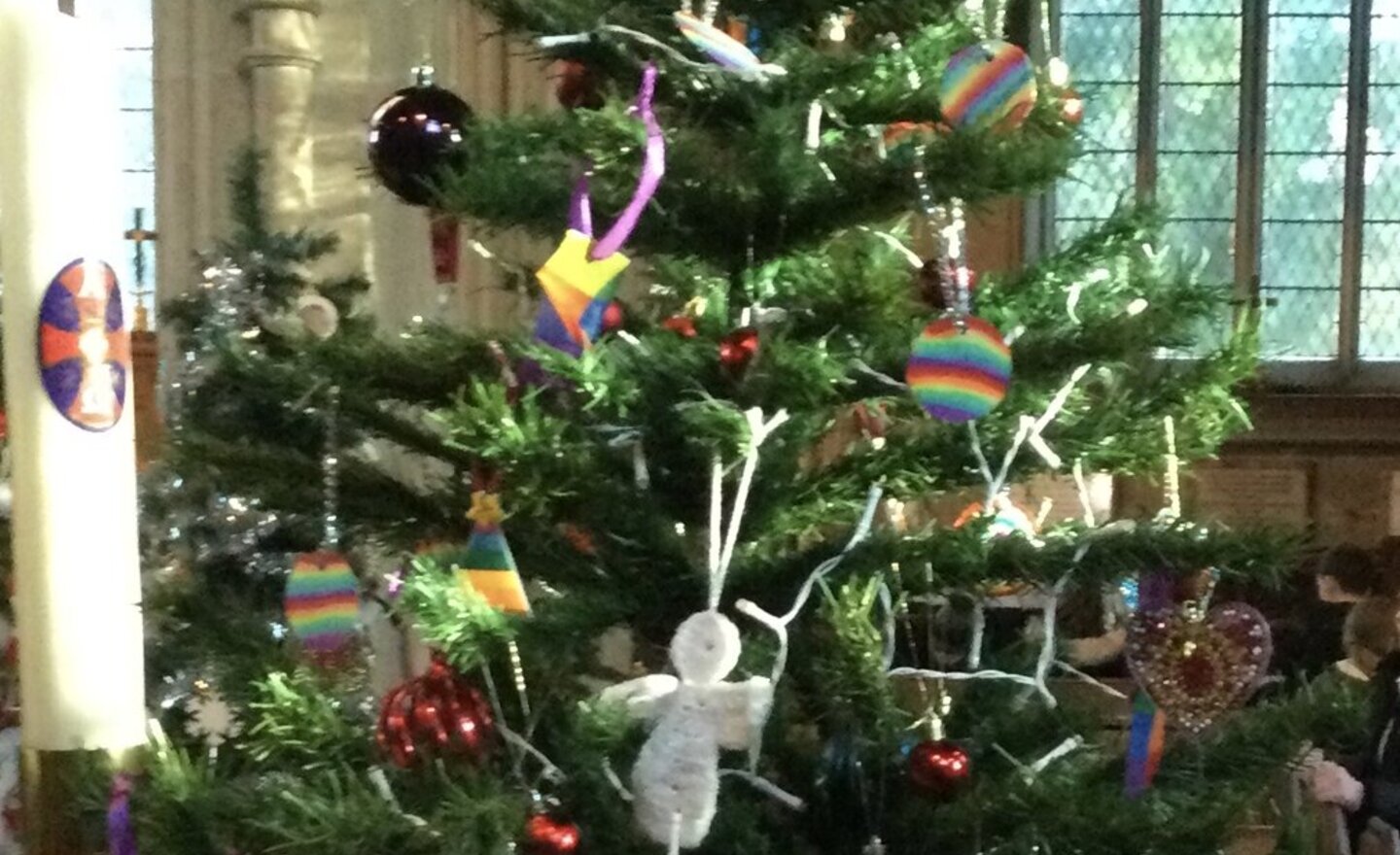 Image of Christmas trees at St Stephen’s church