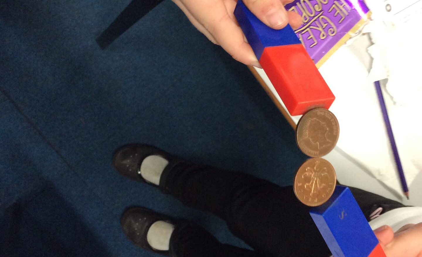 Image of Which objects are magnetic? 